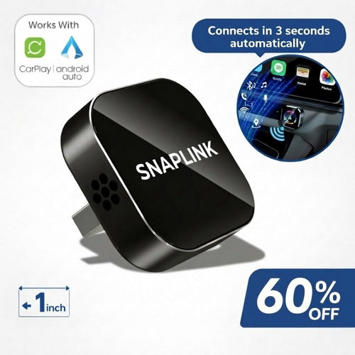 SNAPLINK™ - 2026 Wireless CarPlay Adapter Fast, Stable, No Delay.