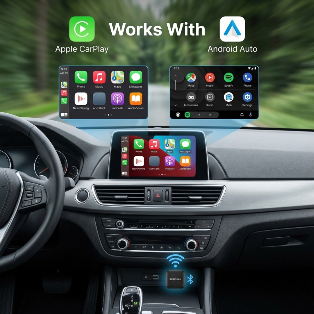 SNAPLINK™ - 2026 Wireless CarPlay Adapter Fast, Stable, No Delay.