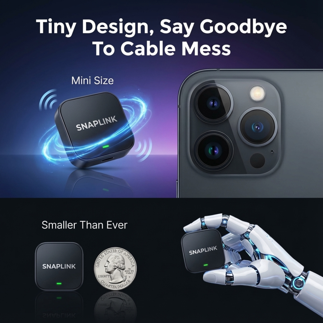 SNAPLINK™ - 2026 Wireless CarPlay Adapter Fast, Stable, No Delay.